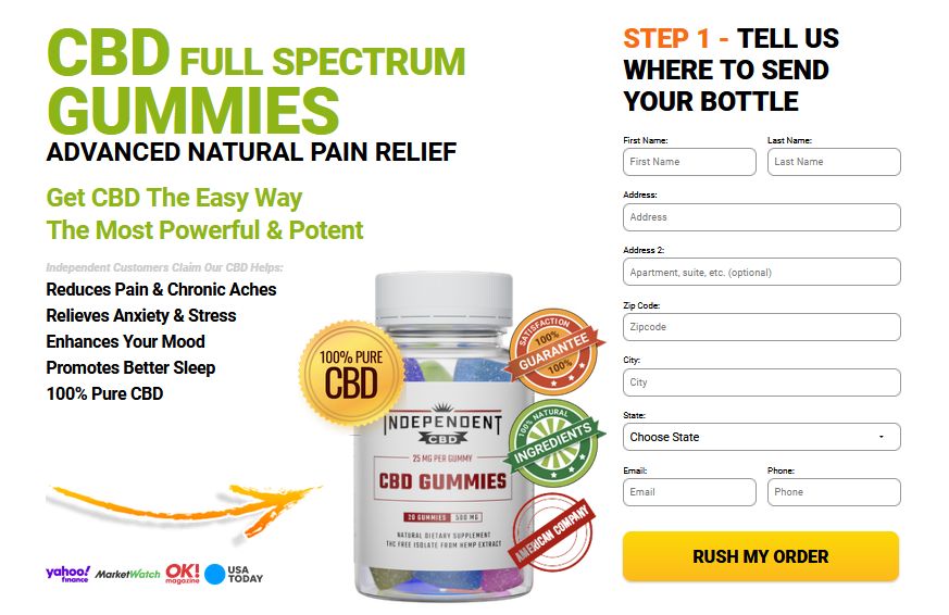 Independent CBD Gummies – Gummies For Pain and Inflammation! Reviews